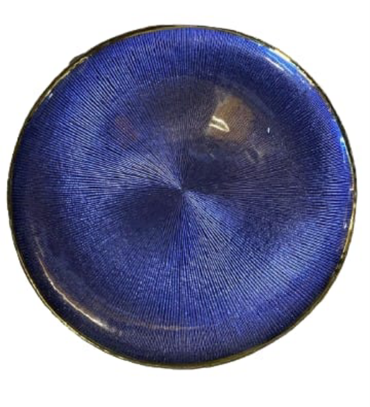 Dark blue plate 21cm PL-0027