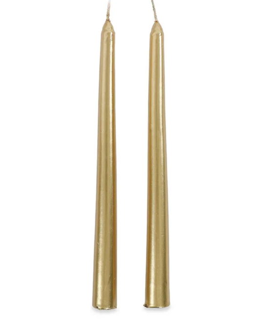 Long gold candle   CH-0059