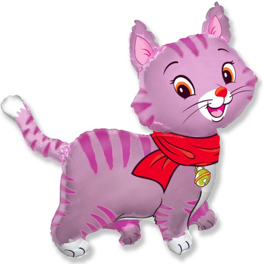 Helium balloon - pink kitty (37”/94cm) #10