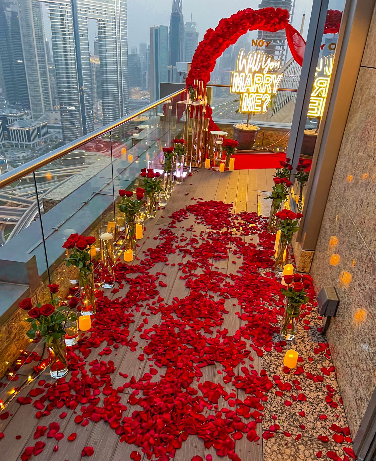 Will you merry me? In red (Decor rent)