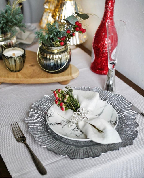 Charger silver plate rent PL-0016                    33 cm