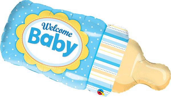 HELIUM BALLOONS WELCOME BABY