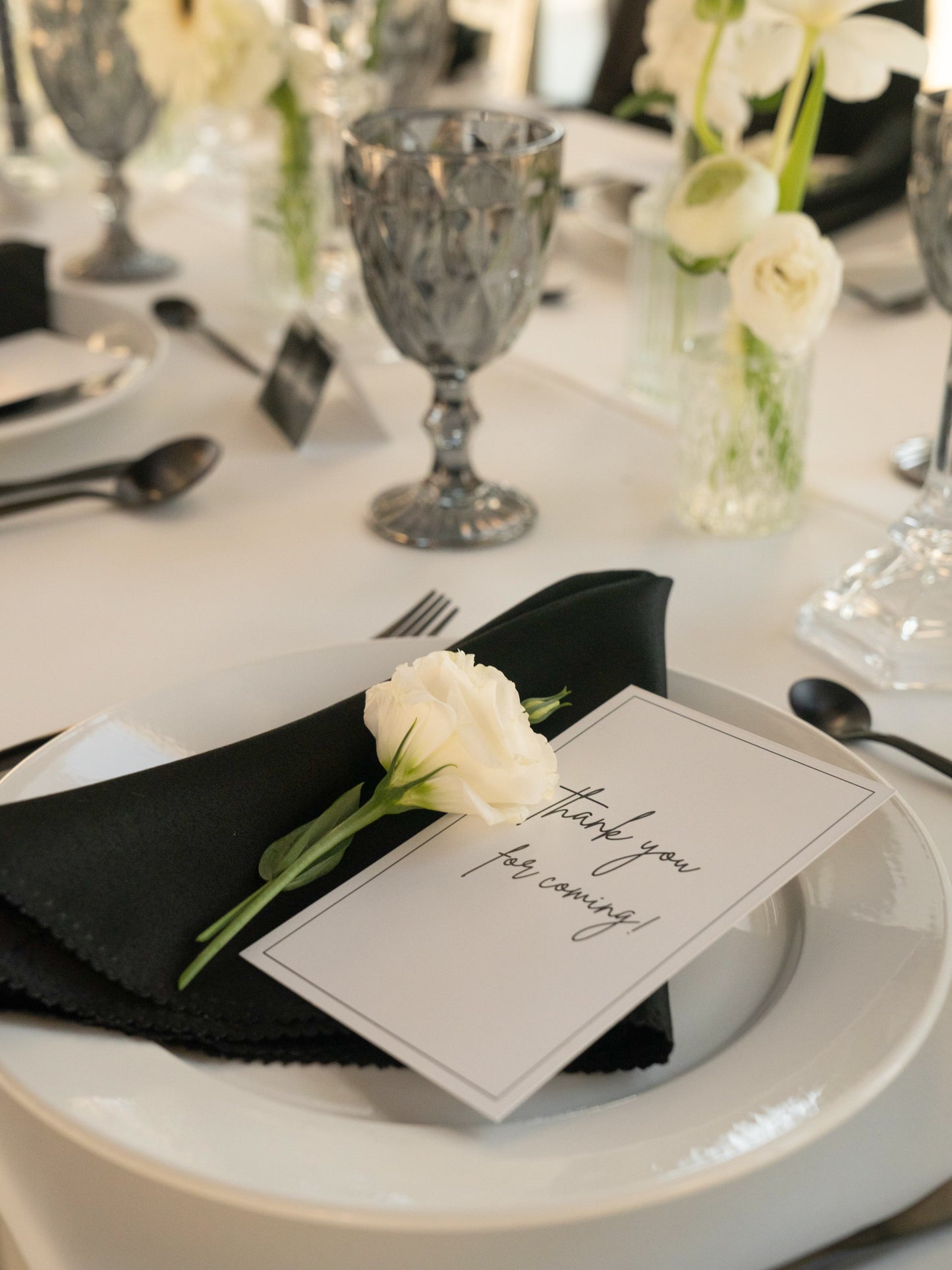 Real White Flowers for table