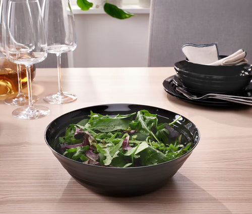 Black plate 22cm  PL-0030