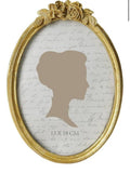 Golden Oval Frame 13-18cm