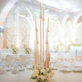 Candleholder golden (rent) CH-0066