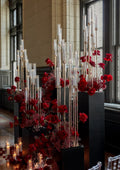 Candle holder gold plates V-0017 ( rent)