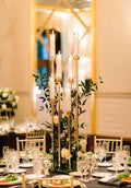 Gold candle holder top small V-0018 ( rent)