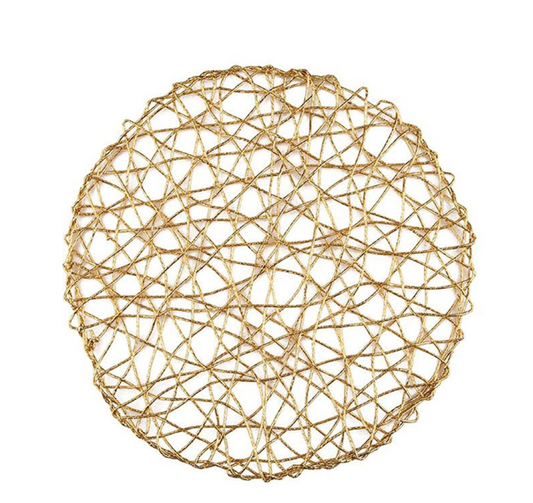 Gold placemat rent PM-0007