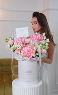 MIX FLOWERS IN BOX “AMORE”