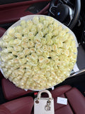 EID MUBARAK EDITION FLOWERS BOUQUET WITH 151 ATHENA WHITE ROSES