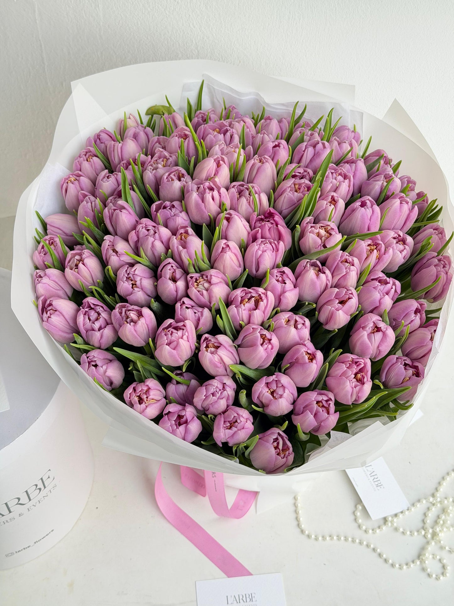 FLOWERS BOUQUET WITH TULIPS KATINKA LARGE