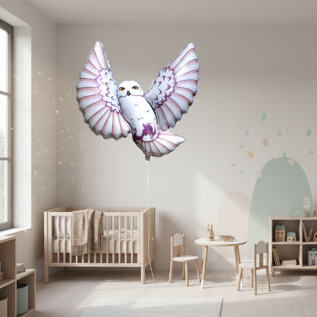 HELIUM BALLOON - THE POLAR OWL (38”/97 CM)