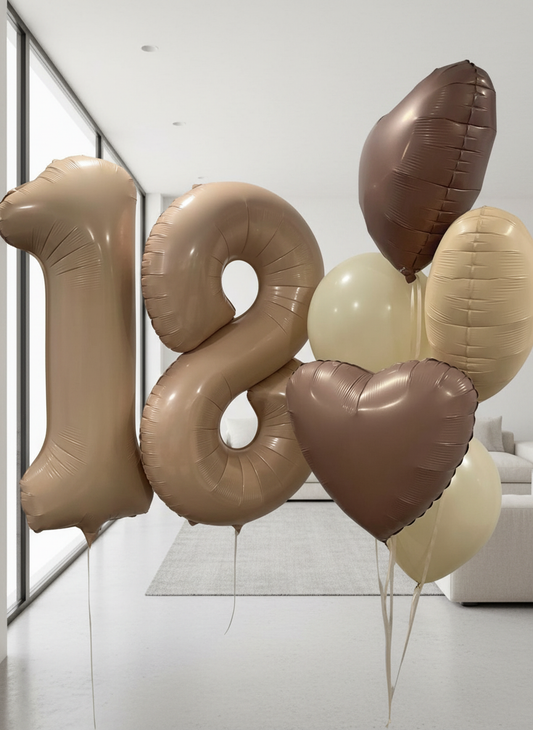 HELIUM BALLOONS #0263 COFFEE COLOUR