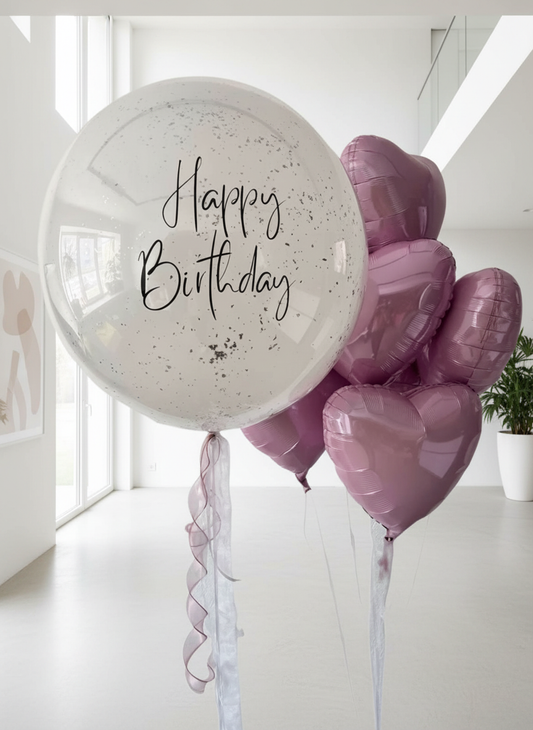 HELIUM BALLOONS #0255 HAPPY BIRTHDAY PINK