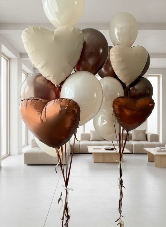 HELIUM BALLOONS #0252 BROWN