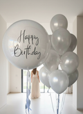 HELIUM BALLOONS #0251 “HAPPY BIRTHDAY” WHITE