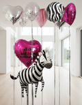 HELIUM BALLOONS “ZEBRA” #0241 (WITHOUT TEXT)