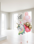 HELIUM BALLOONS MIX WITH UNICORN #0221 (WITHOUT TEXT)