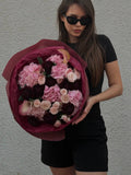 BURGUNDY AND PINK BOUQUET “PINK HAZE”