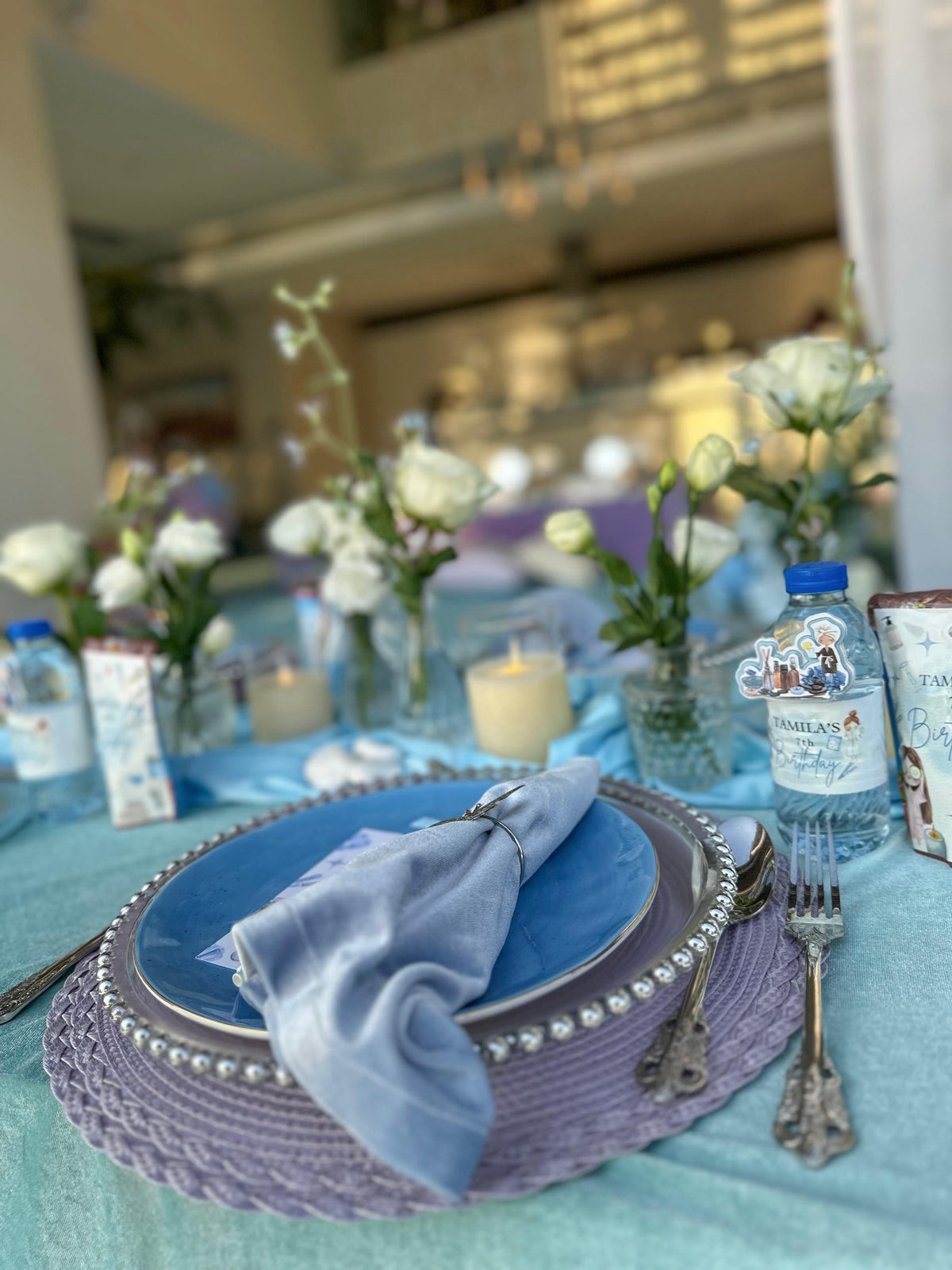 TABLE DECOR FOR 8 CHILDREN (rent)