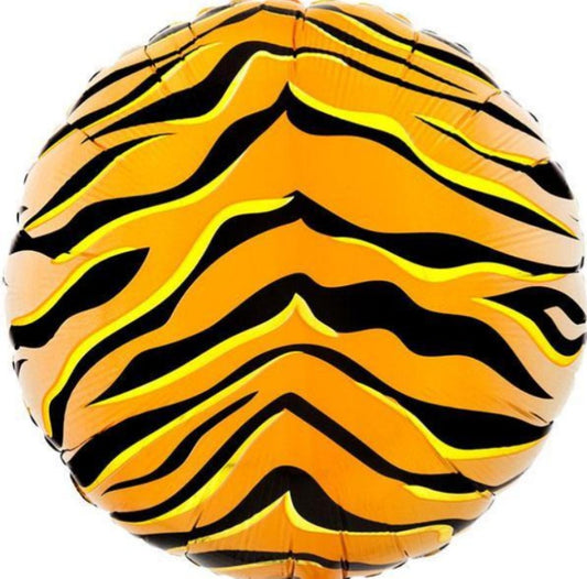 Tiger skin. Round. 18 inch