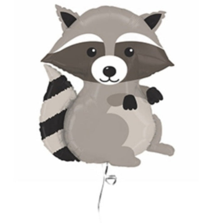 HELIUM BALLOONS CODE WOODLAND RACCOON 30”/76CM ITALIAN BRAND