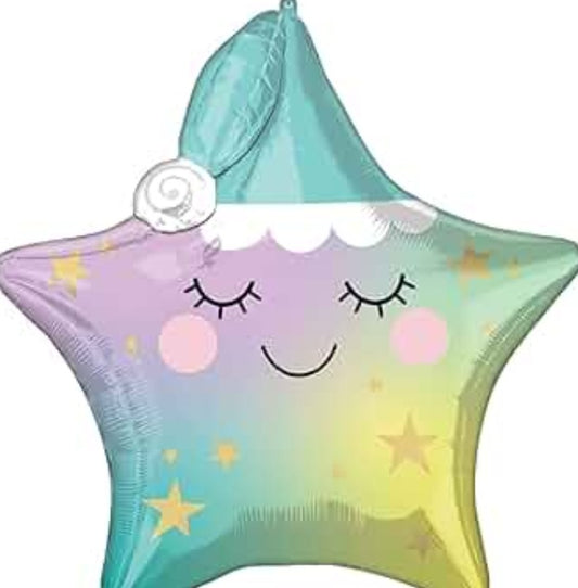 Hellium ballon “Sleepy little star”