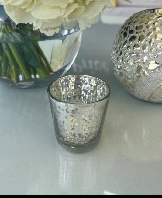 Candle holder silver CH-0023 (rent)