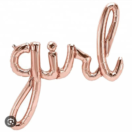 Girl north star ballon rose gold 26×27 66×69cm