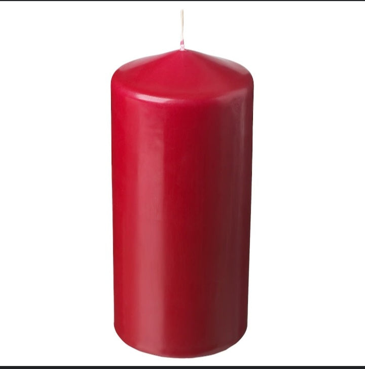 Red candles 9cm CH-0028