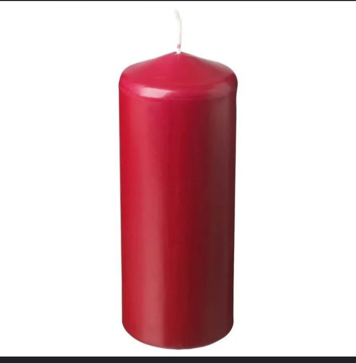 Red candles 12cm CH-0027