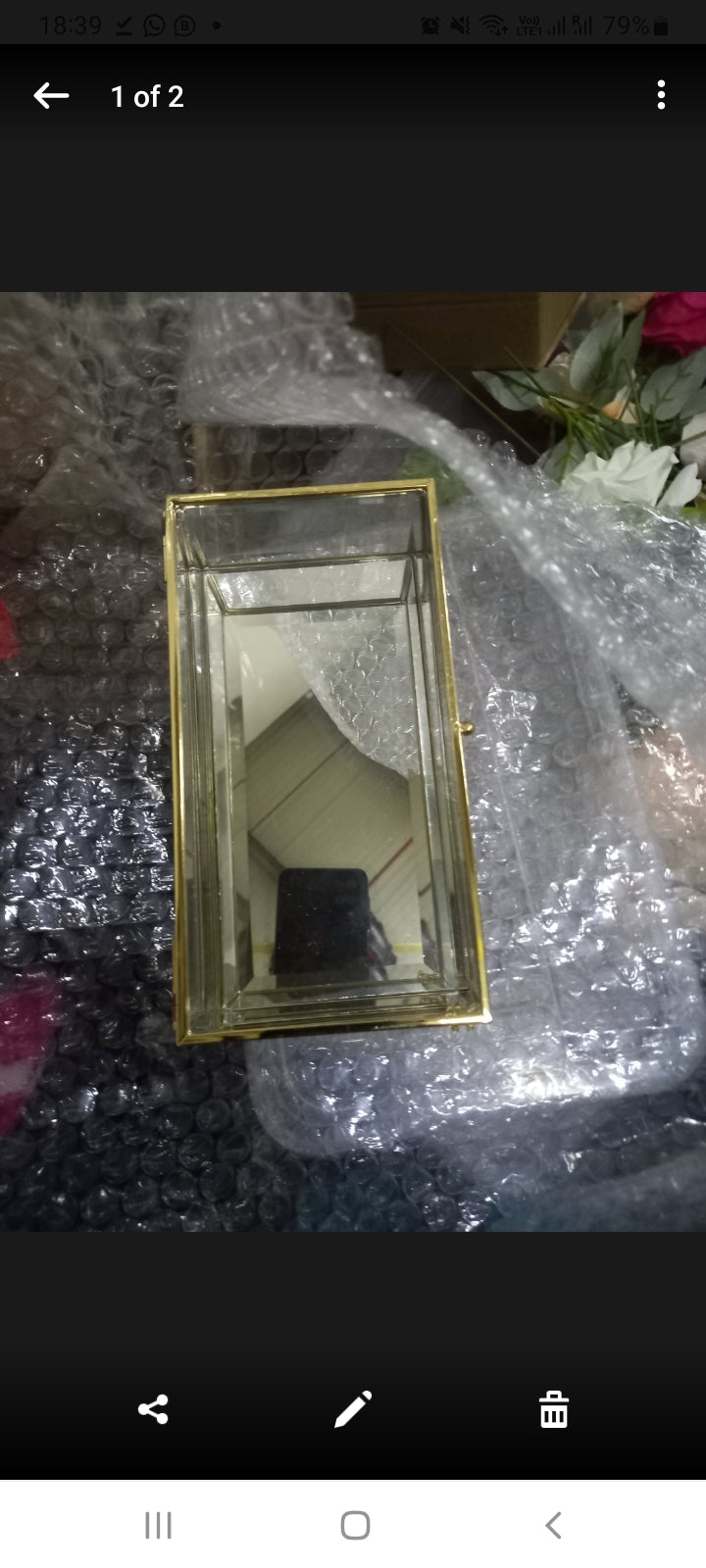 Casket gold  rent (D-0001)