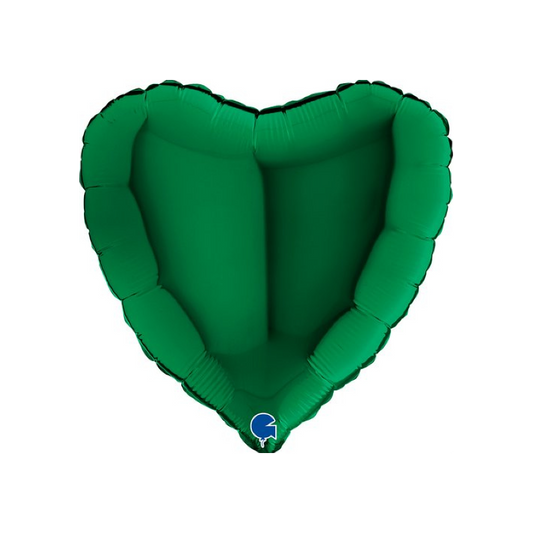 Green heart 18" grabo balloons  italy