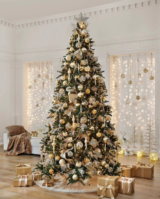 Golden Christmas tree for rent (for season) 3 meter hight 10 ft