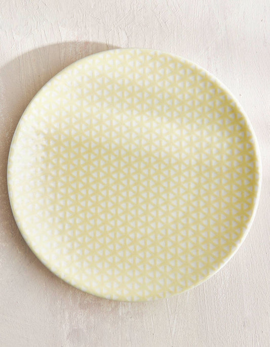 Yellow plate rent PL-0013 20 cm