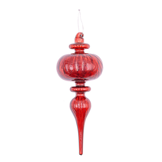 Christmas ball red glass 22 cm