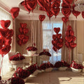 One love - baskets with real flowers and balloons