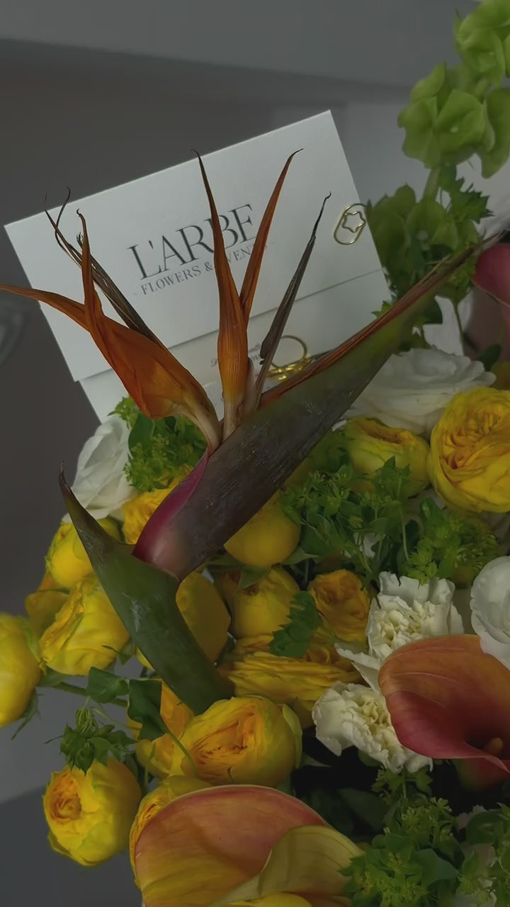 FLOWERS BOUQUET “AMBER ELEGANCE”