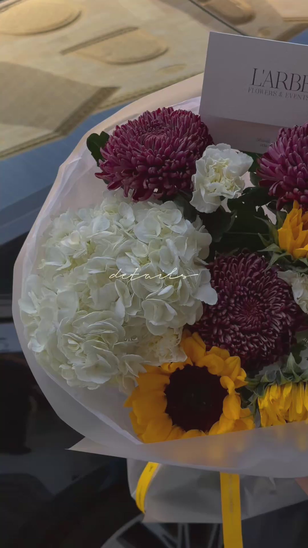 FLOWERS BOUQUET “VELVET SEASON”