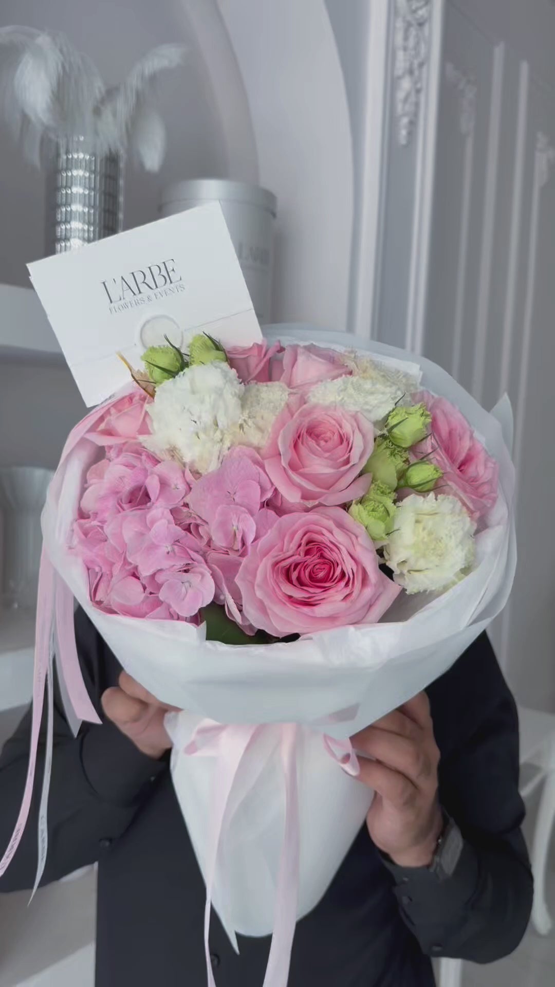 FLOWERS MIX WITH HYDRANGEA AND OHARA “VALENTINA”
