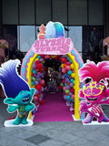Welcome photozone "Trolls" (decor rent)
