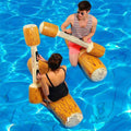 Inflatable battle logs
