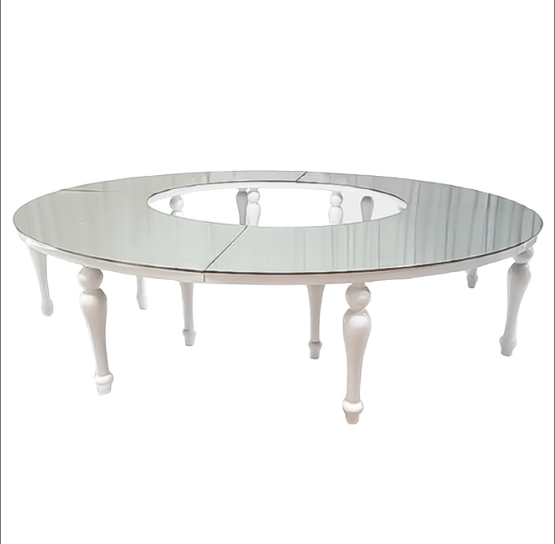 Titan Dining Table gold or white (rent)