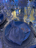 N-0039 Blue Velvet Napkins