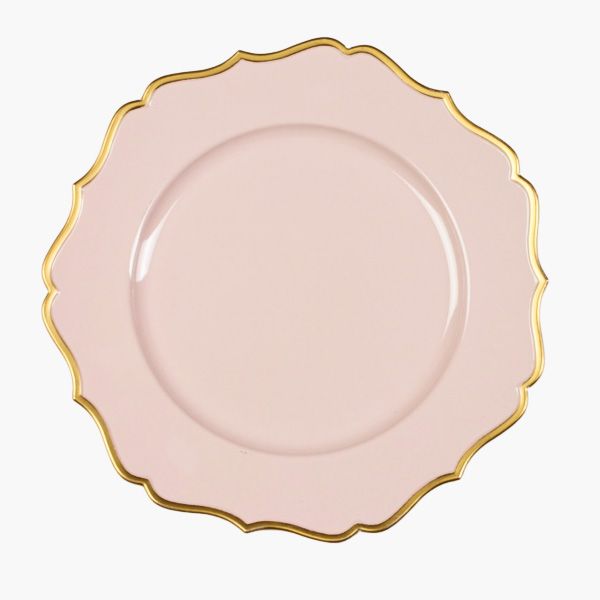 Nicol plastic plate pink powder rent PL-0006