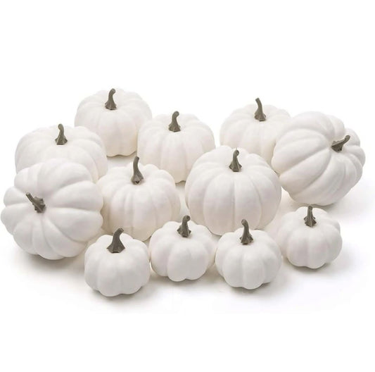 White pumpkin Emmi (decor rent) D-0013