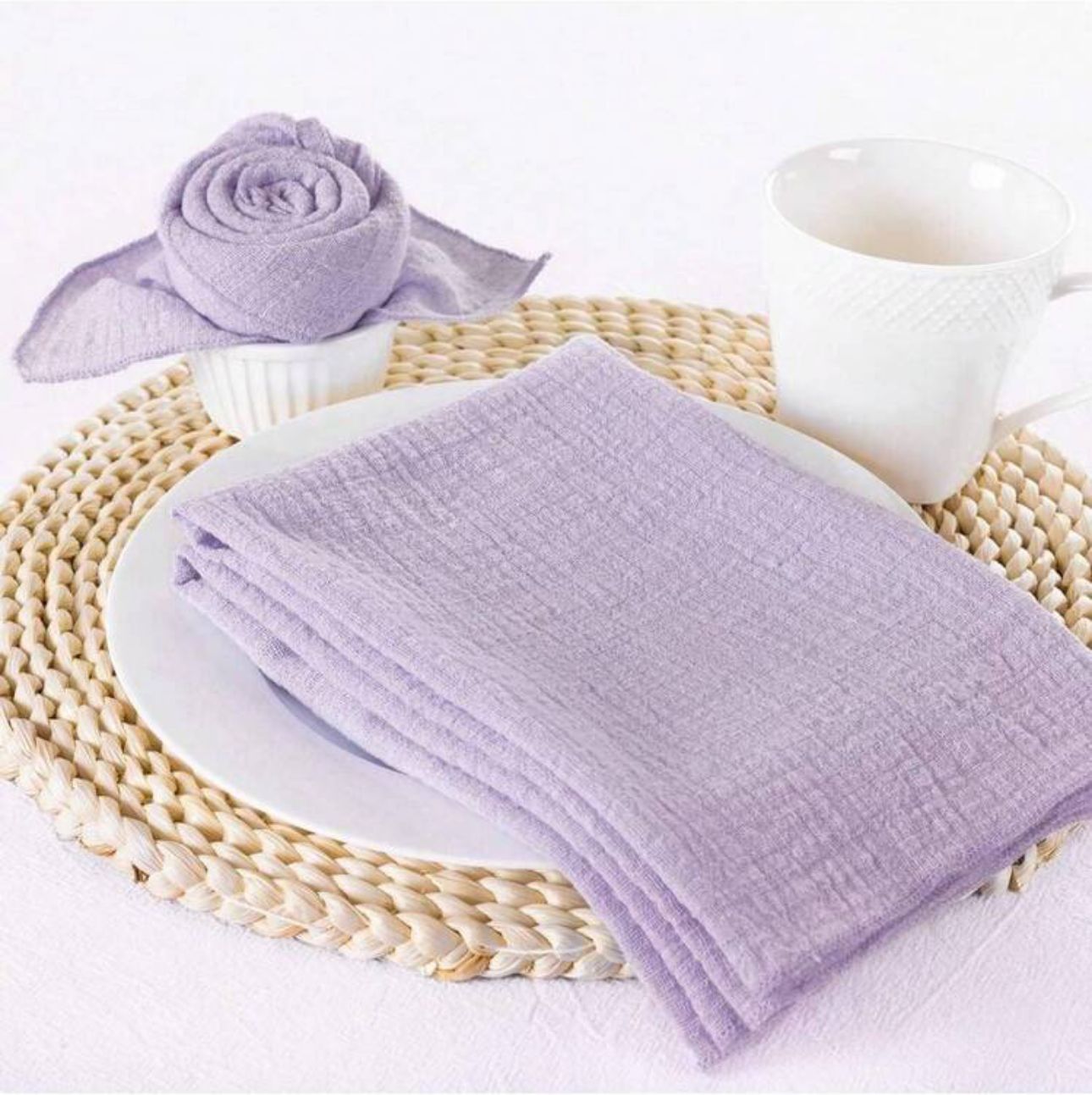 Lilac napkin lolita (rent) (N-0004)