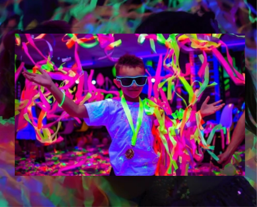 Neon paper disco (30 minutes)