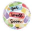 HELIUM BALLOON “GET WELL SOON” 18” ITALY